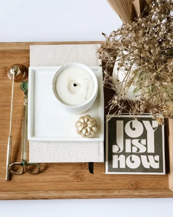 Concrete Hexagonal Pot | Pearl White