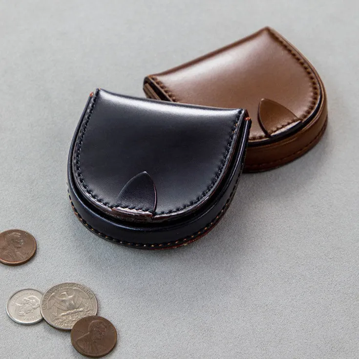 Cordovan Heel Coin Purse