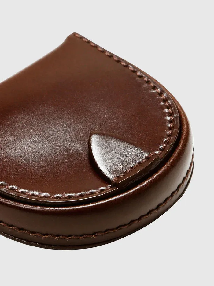 Cordovan Heel Coin Purse