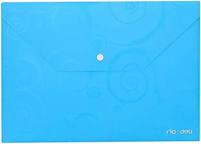 Deli Rio Button File Bag A4 39640