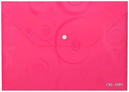 Deli Rio Button File Bag A4 39640
