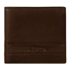 Dents Clyde Leather RFID Blocking Bifold Wallet - Dark Tan