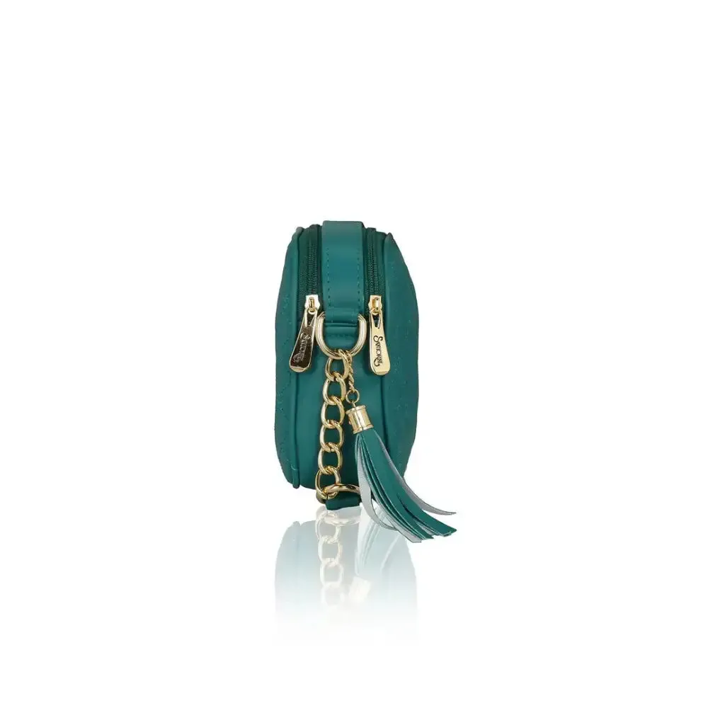 Designer Double Compartment Cross Body Sling Bag For Girls / Women