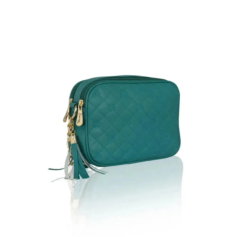 Designer Double Compartment Cross Body Sling Bag For Girls / Women