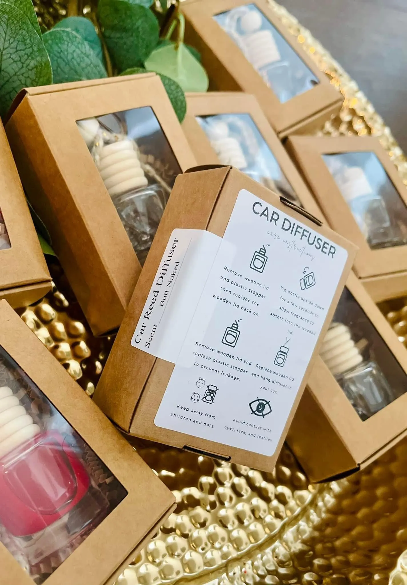 Diamond Car Reed Diffuser Freshie Carfume