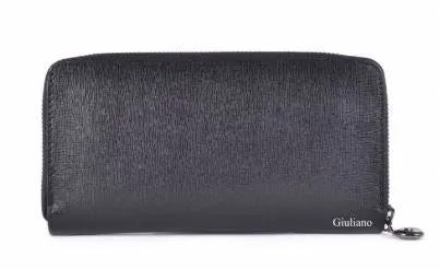 Embossed Italian Leather Wallet