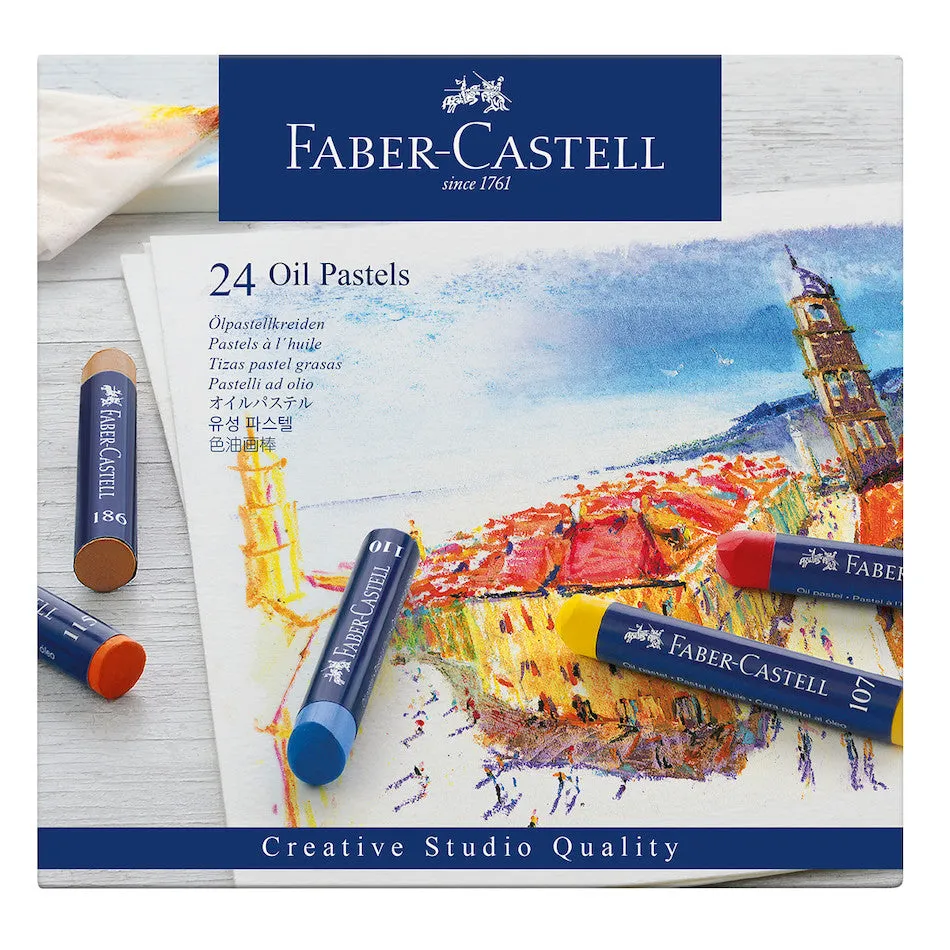 Faber-Castell Creative Studio Oil Pastels Box of 24