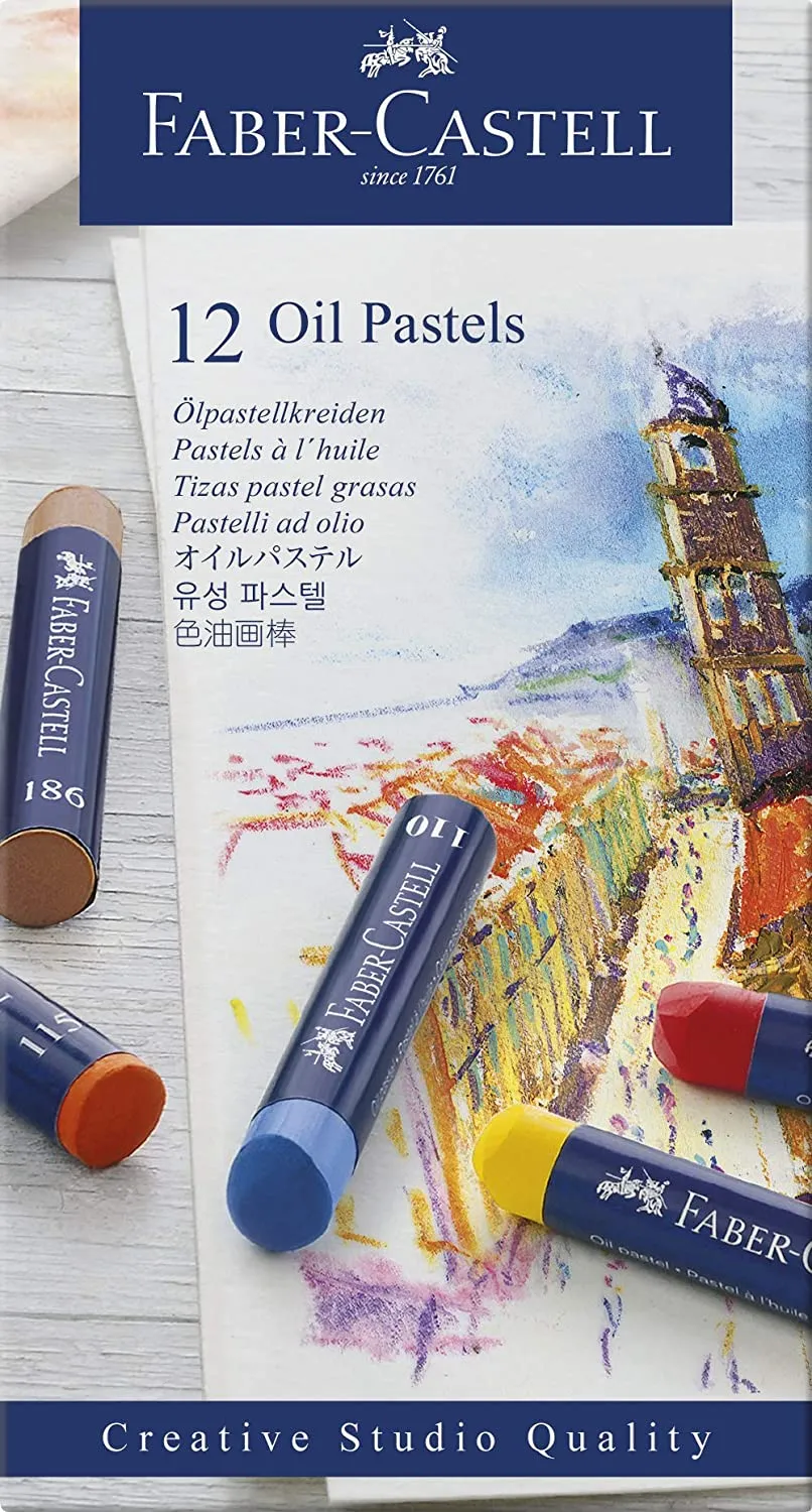 FABER-CASTELL Creative Studio Oil Pastels - (FC127012)