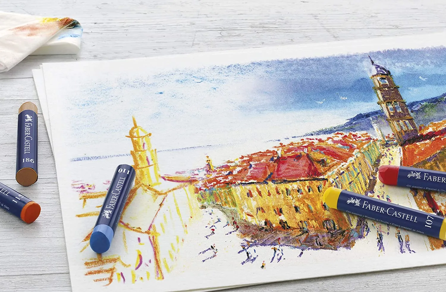 FABER-CASTELL Creative Studio Oil Pastels - (FC127012)