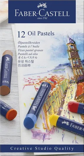 FABER-CASTELL Creative Studio Oil Pastels - (FC127012)