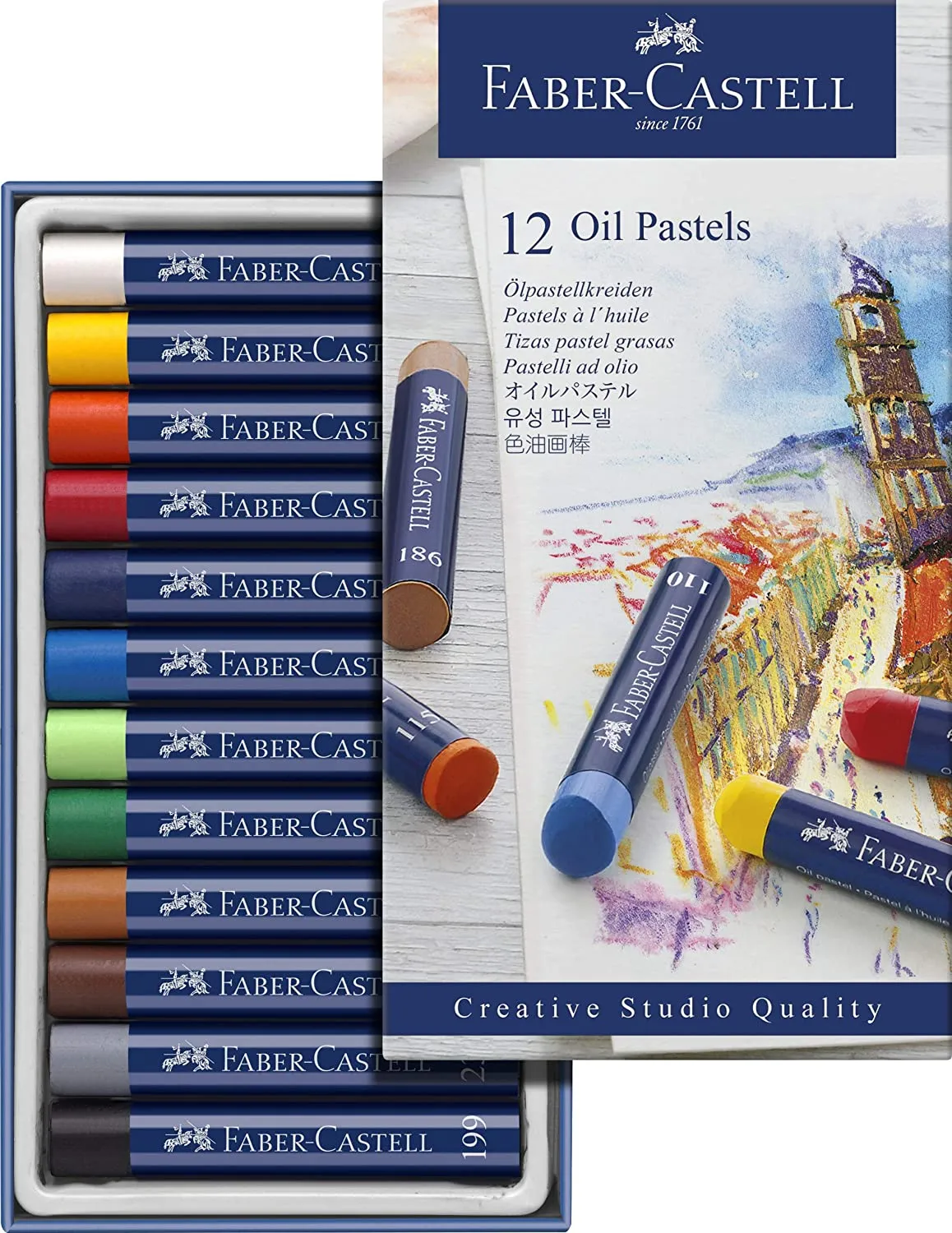 FABER-CASTELL Creative Studio Oil Pastels - (FC127012)