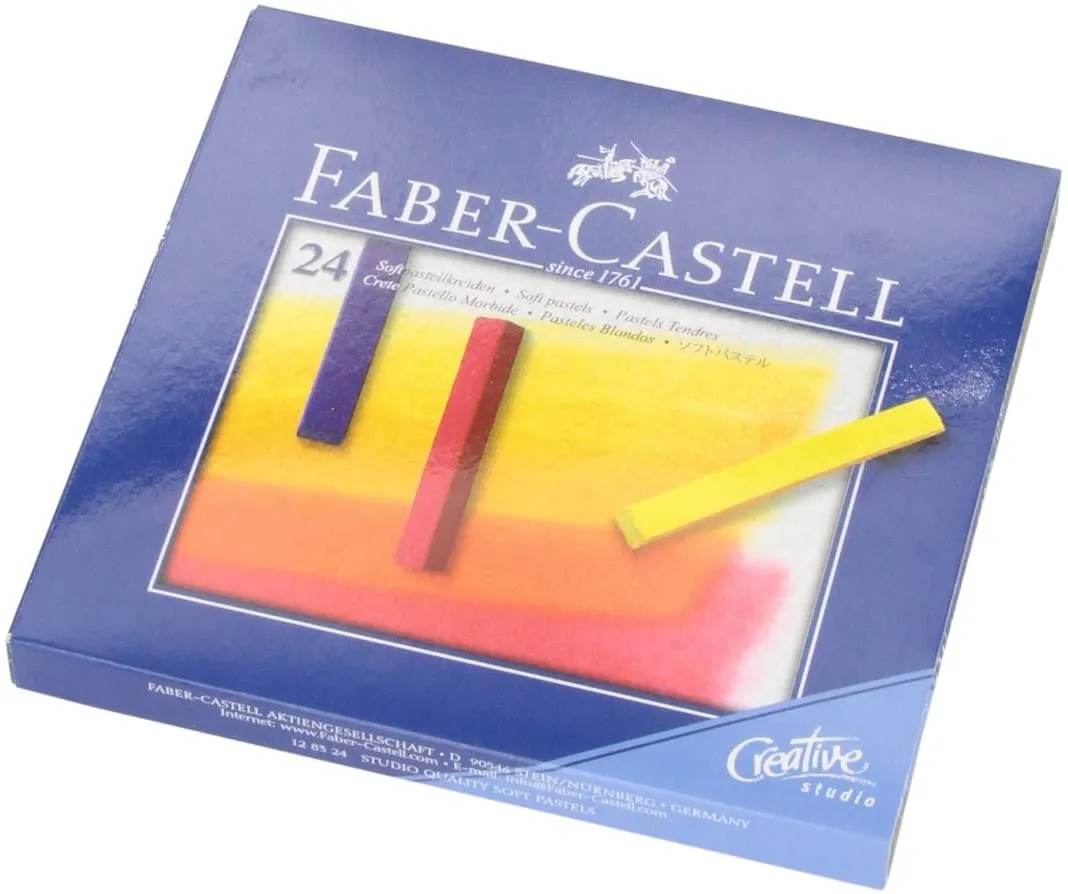 FABER-CASTELL Creative Studio Soft Pastels Full Length - (Pack of 24)