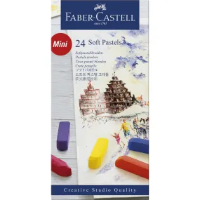 FABER-CASTELL Creative Studio Soft Pastels Half Length Box of 24