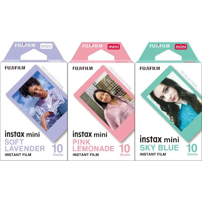Fujifilm Instax Pastel Vibes Mini Film for Instax Mini Cameras (30 Pack)