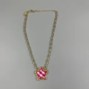 Gingham Heart Necklace Canvas 12 Piece