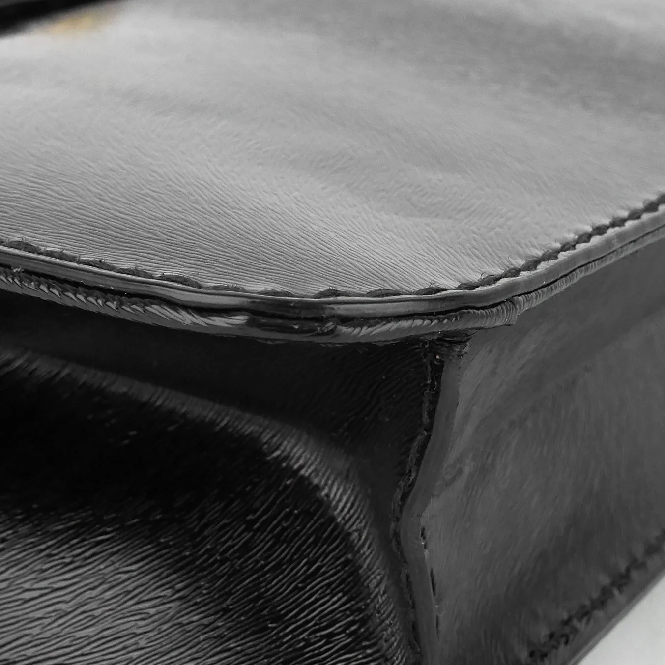 Gold Ball Leather Flap Bag