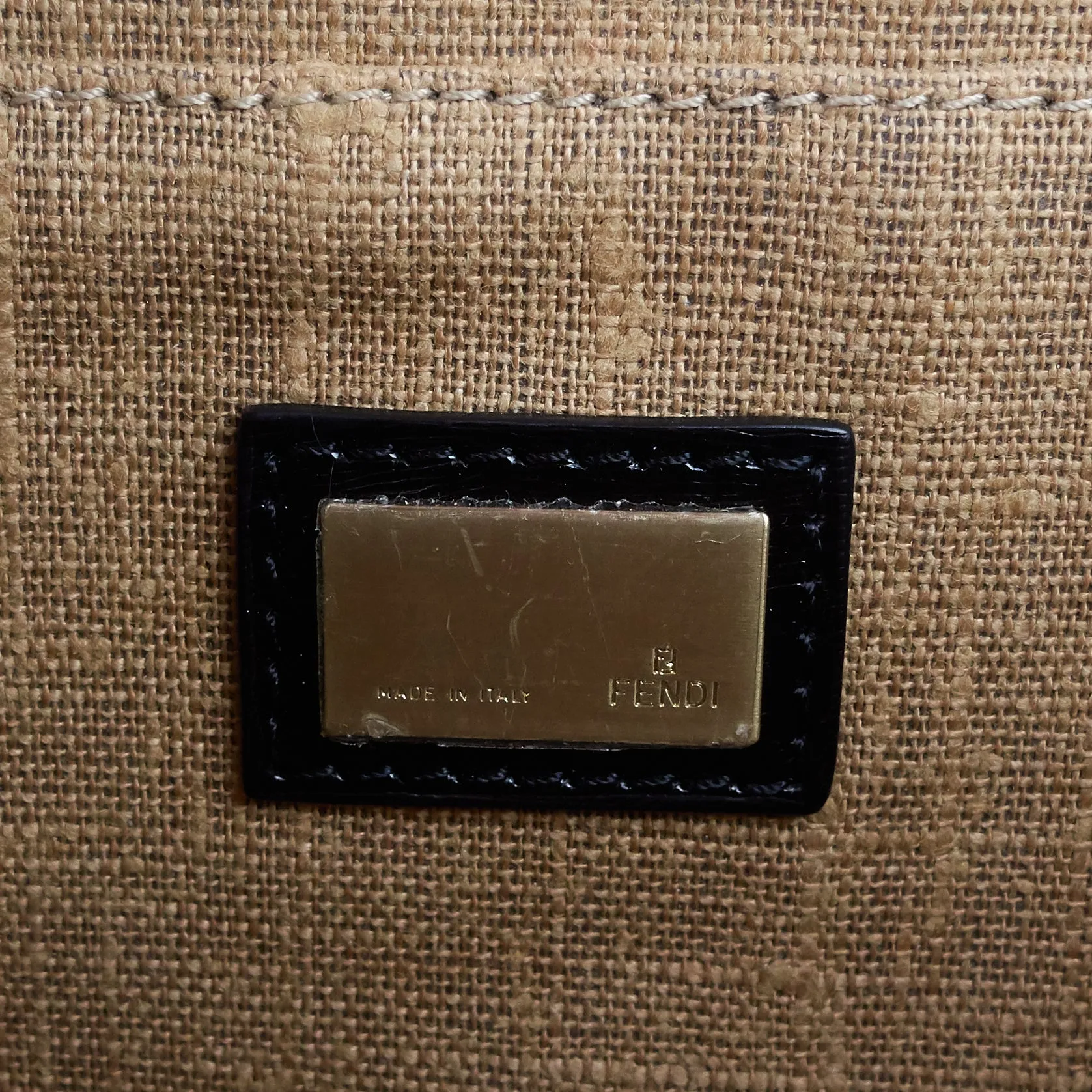 Gold Ball Leather Flap Bag