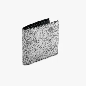 Graffiti Colorama bifold wallet in black and white leather