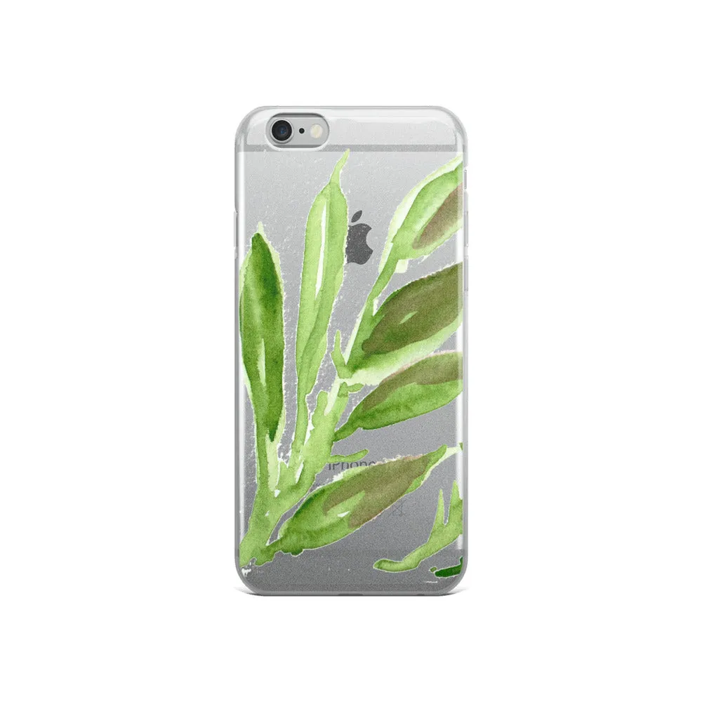 Green Foliage iPhone Case, iPhone X | XS | XR | XS Max | 8 | 8  | 7| 7  Phone Case-Printed in USA/EU