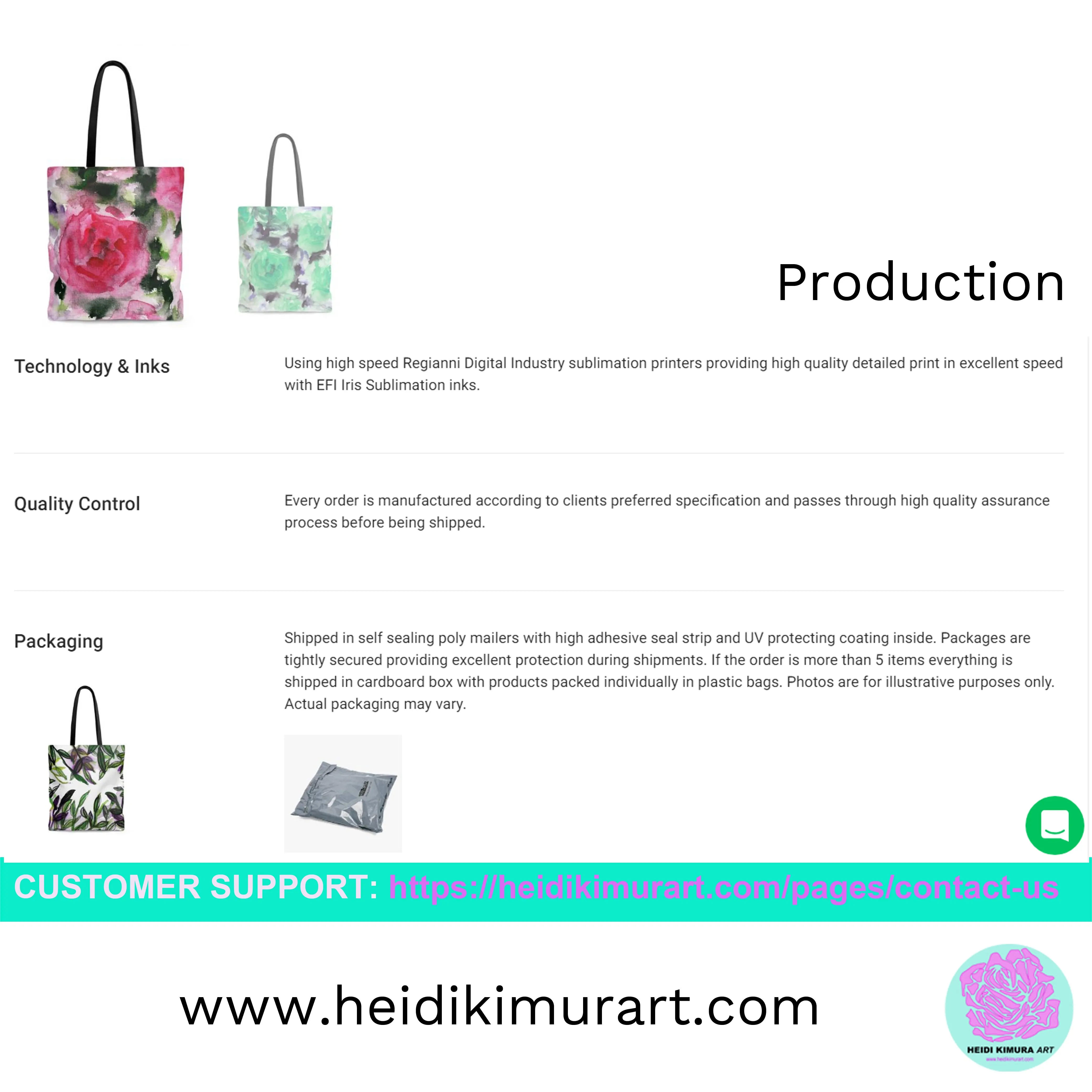 Green Red Rose Tote, Flower Floral Designer S, M, L Size Premium Tote Bag - Made in USA