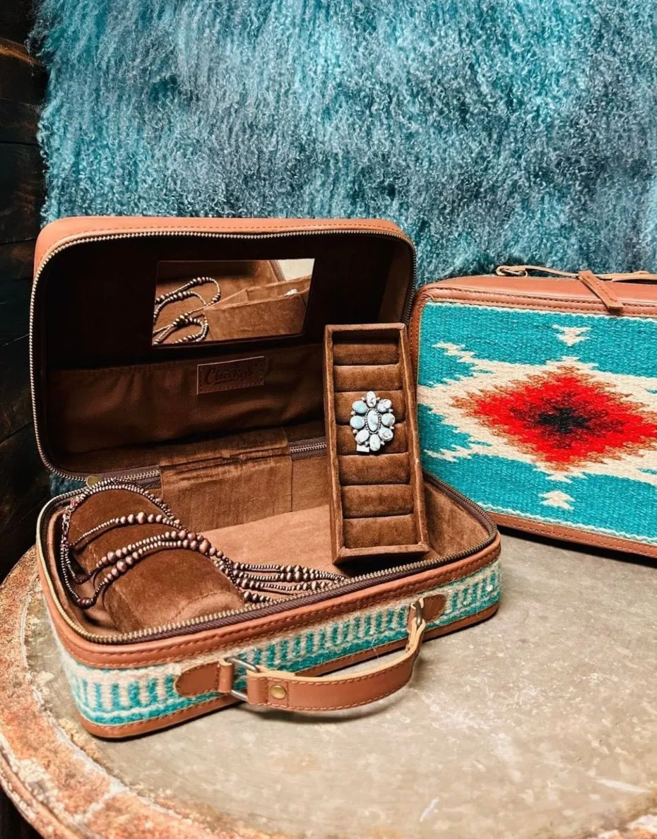 GRISSOM SADDLE BLANKET SQUARE JEWELRY CASE