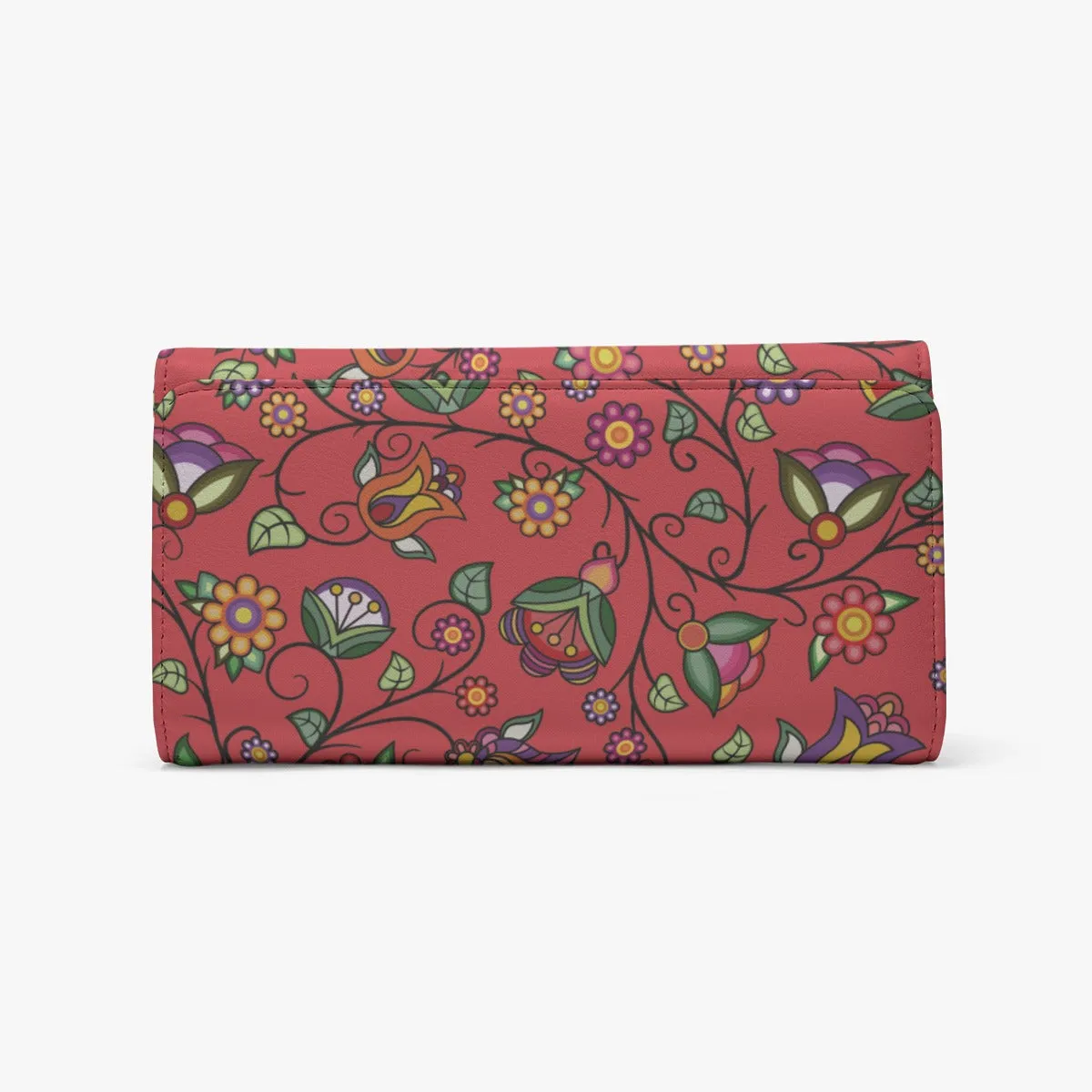 Heartbeat Petals Red Foldable Wallet