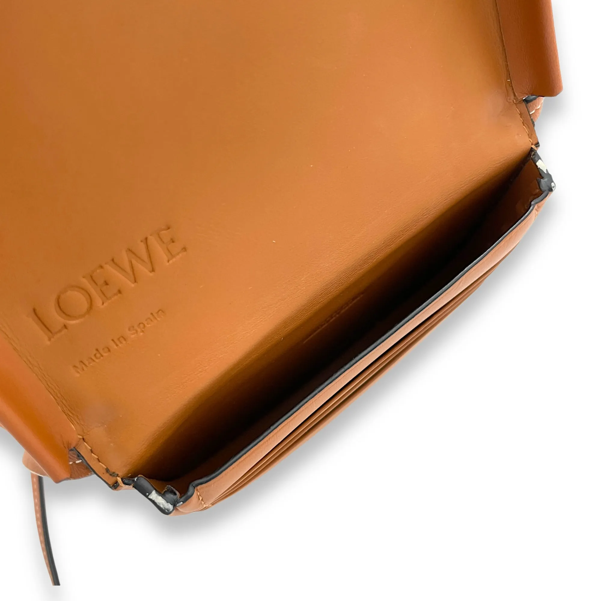 Heel Wallet Brown in Calfskin