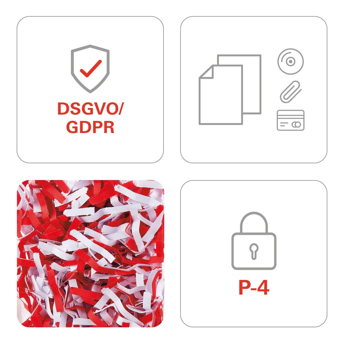 HSM SECURIO P36i - 4.5 x 30 mm Document Shredder