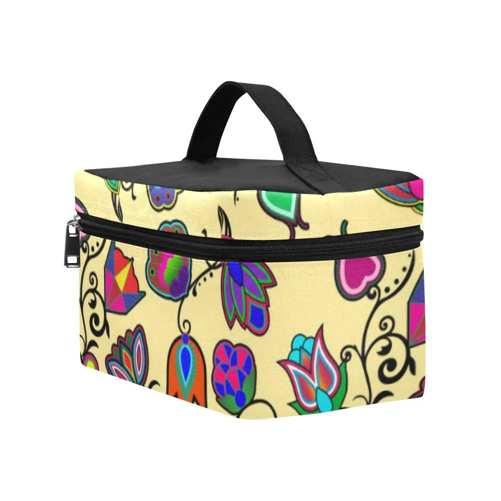 Indigenous Paisley Vanilla Cosmetic Bag/Large