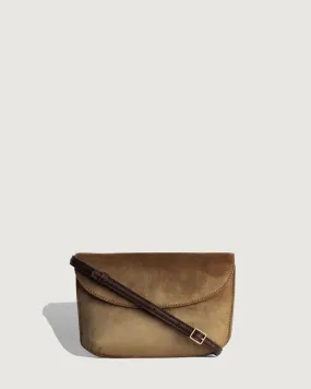 Keriana Clutch | Brun Suede