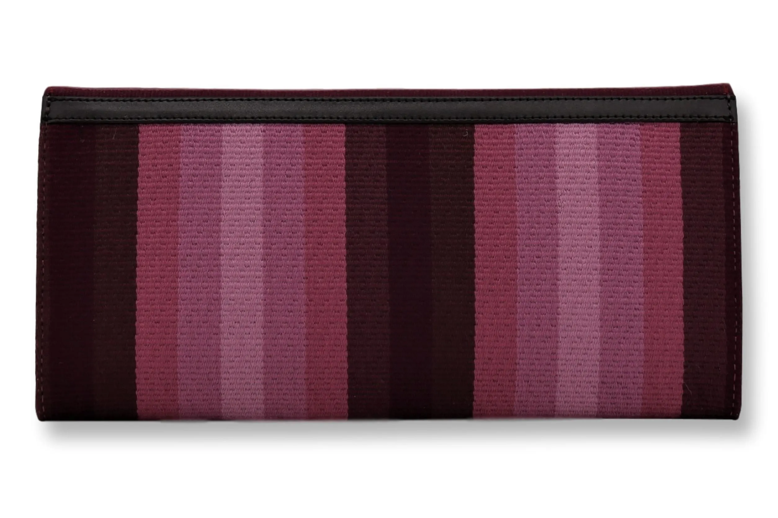 Large Clutch Bag - Purple stripes