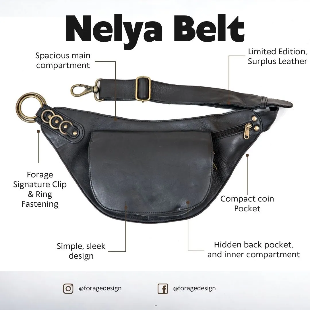 Leather Nelya Belt - Falcon Brown | Ex Display