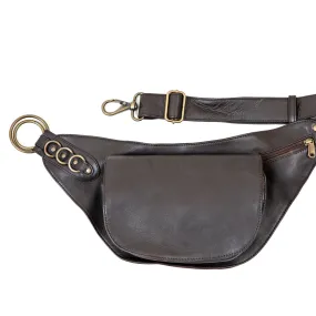 Leather Nelya Belt - Falcon Brown | Ex Display