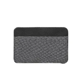 LIBERTY cardholder, salmon skin, grey