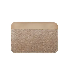 LIBERTY cardholder, salmon skin, natural