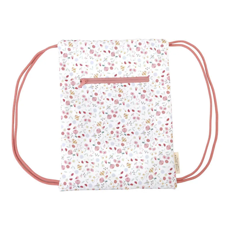 Little Dutch Swim bag Gym bag | Flowers & Butterflies