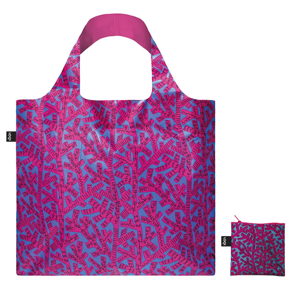 LOQI Felice Rex Fabric Pattern Web for the Wiener Werkstaette Recycled Tote Bag