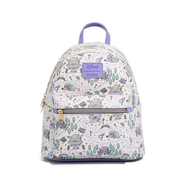 Loungefly Disney Alice In Wonderland Pastel Map Mini Backpack