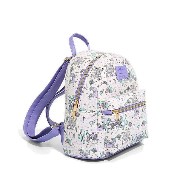 Loungefly Disney Alice In Wonderland Pastel Map Mini Backpack