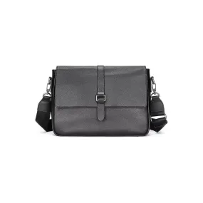 Luxury Genuine Leather Flap Crossbody Bag