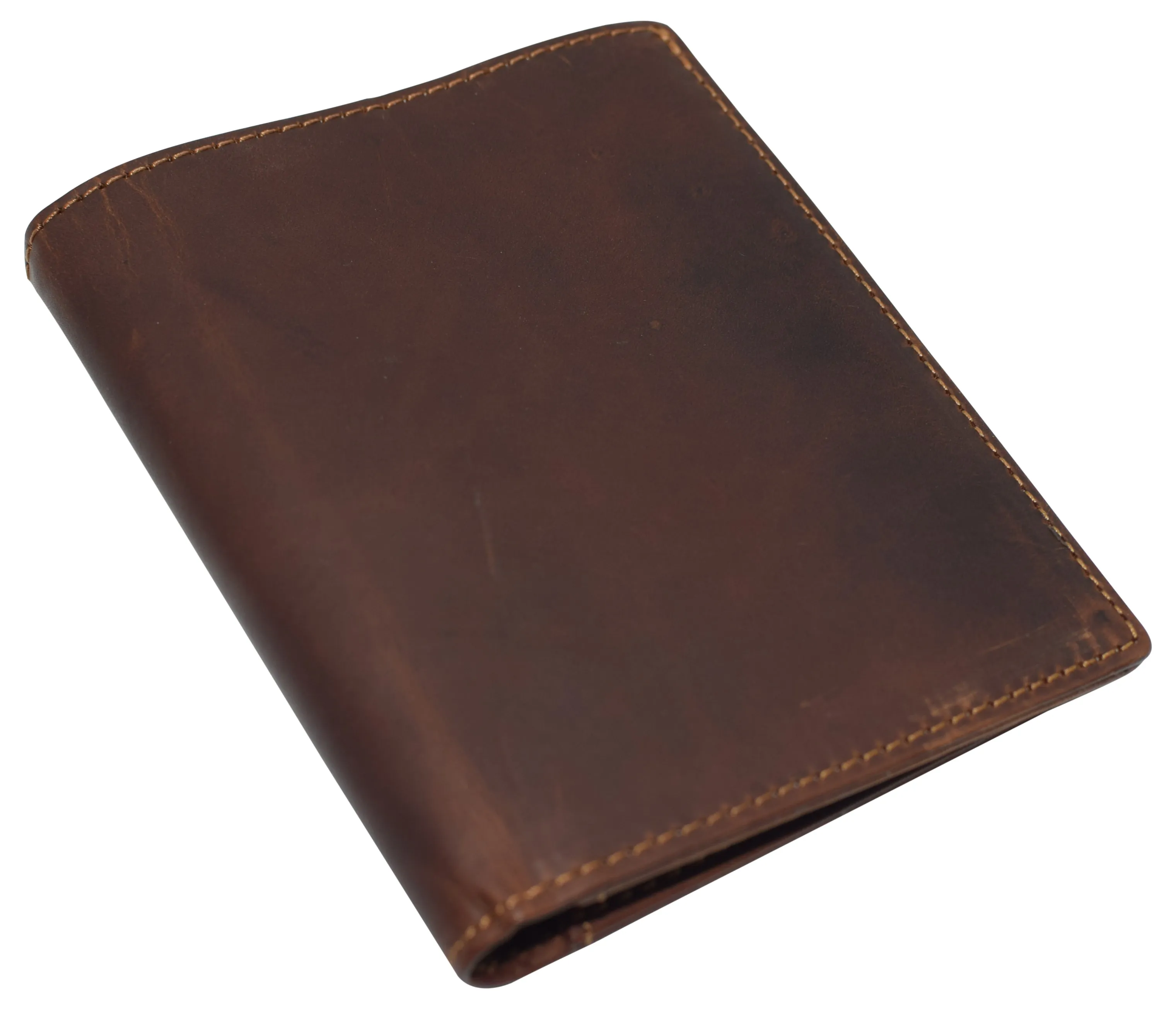 Mens Slim Bifold Vintage Leather Wallet RFID Blocking Vertical Credit Card Slots Holder Wallets for Men RFID610138RHU