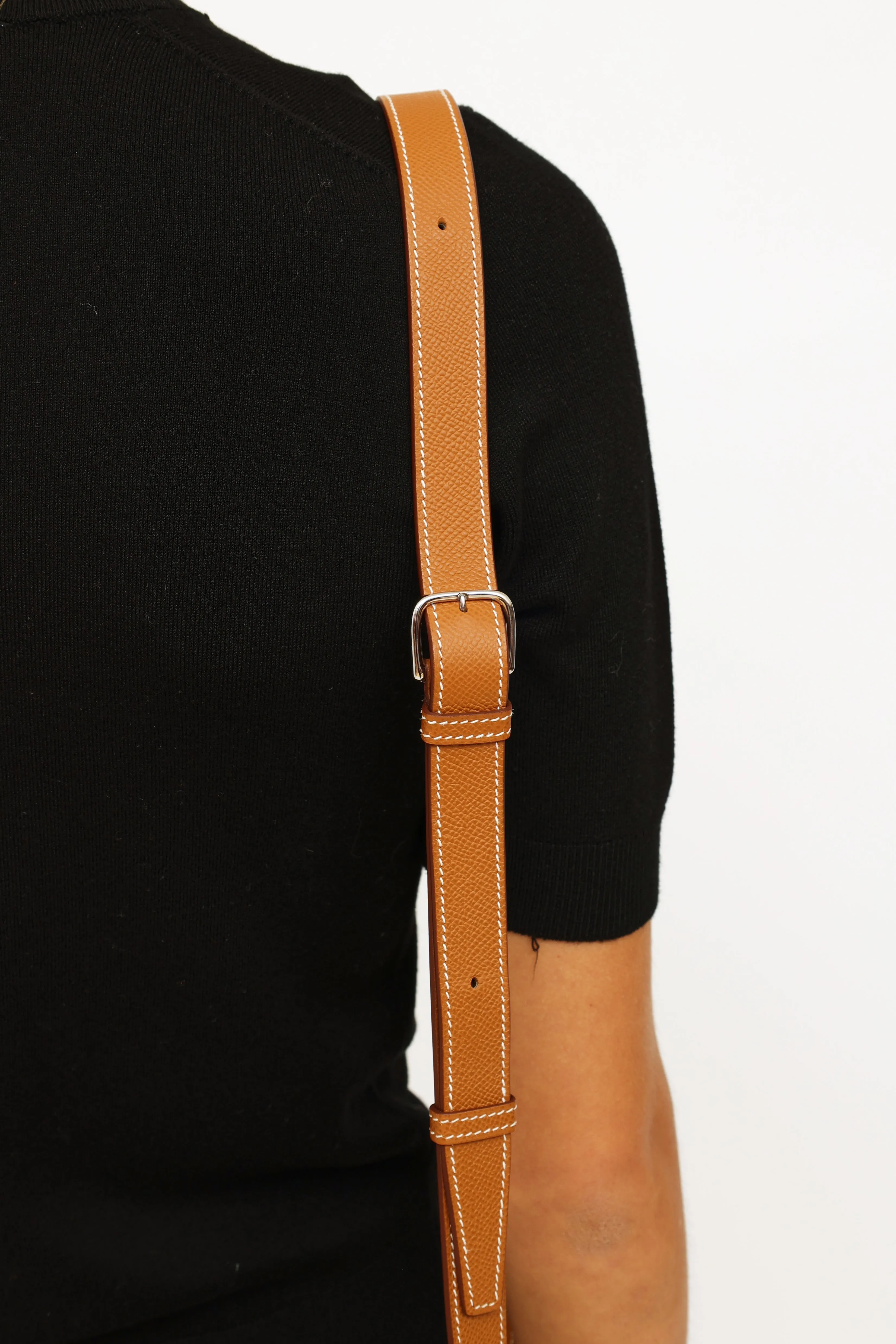 Mini Gold Epsom Della Cavalleria Bag