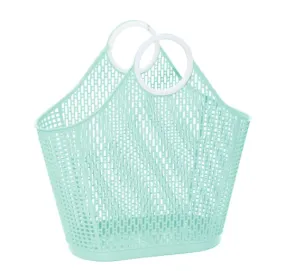 Mint Jelly Fiesta Shopper Bag