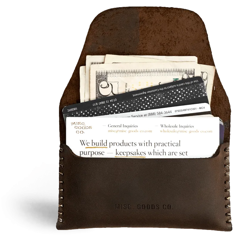 MISC. GOODS CO. - Keep It Slim Flap Wallet V.1