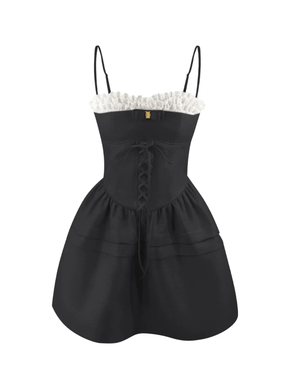 [Mummy Cat] Ballet Sweetheart Lace Dress