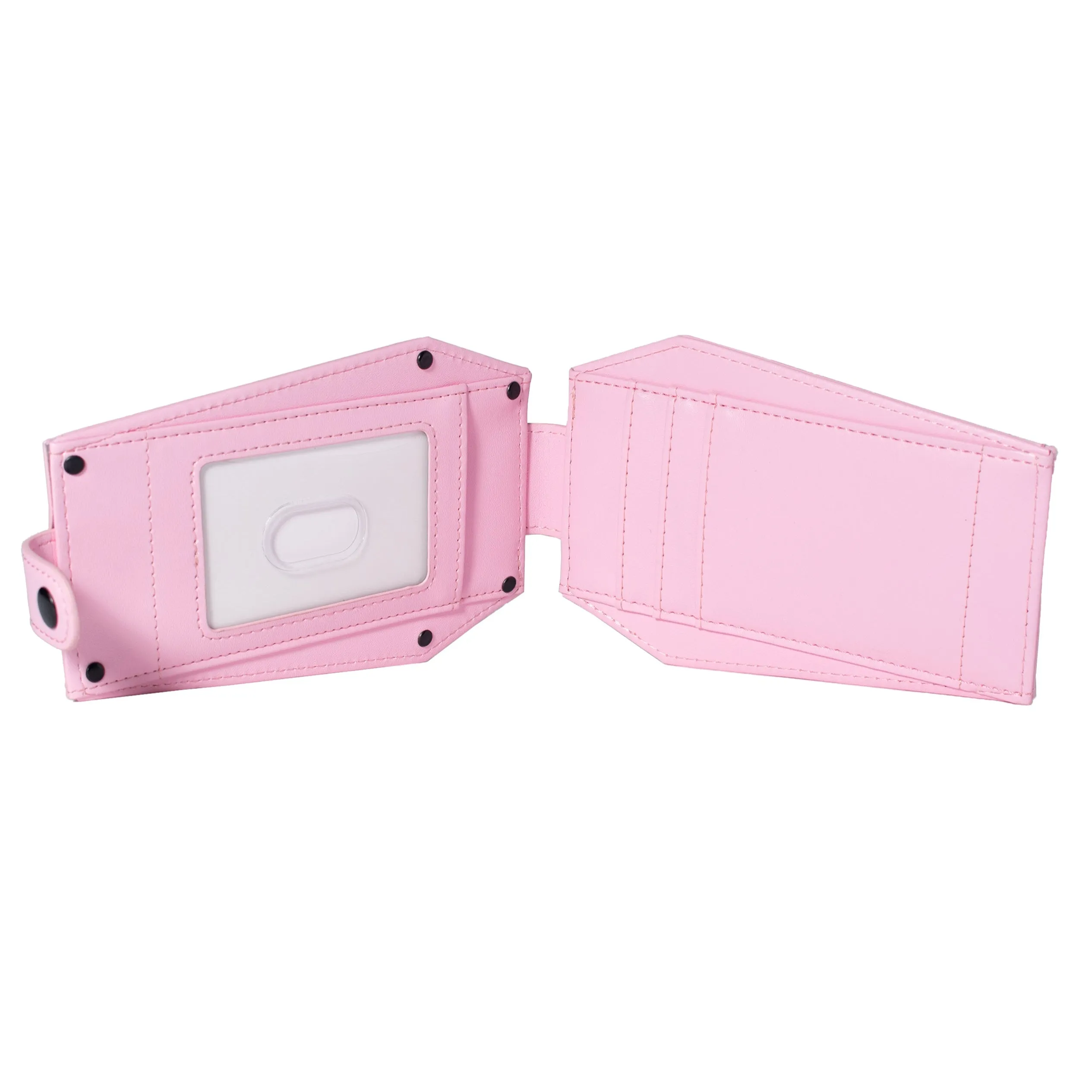 Never Trust - Pink Coffin Cardholder Wallet