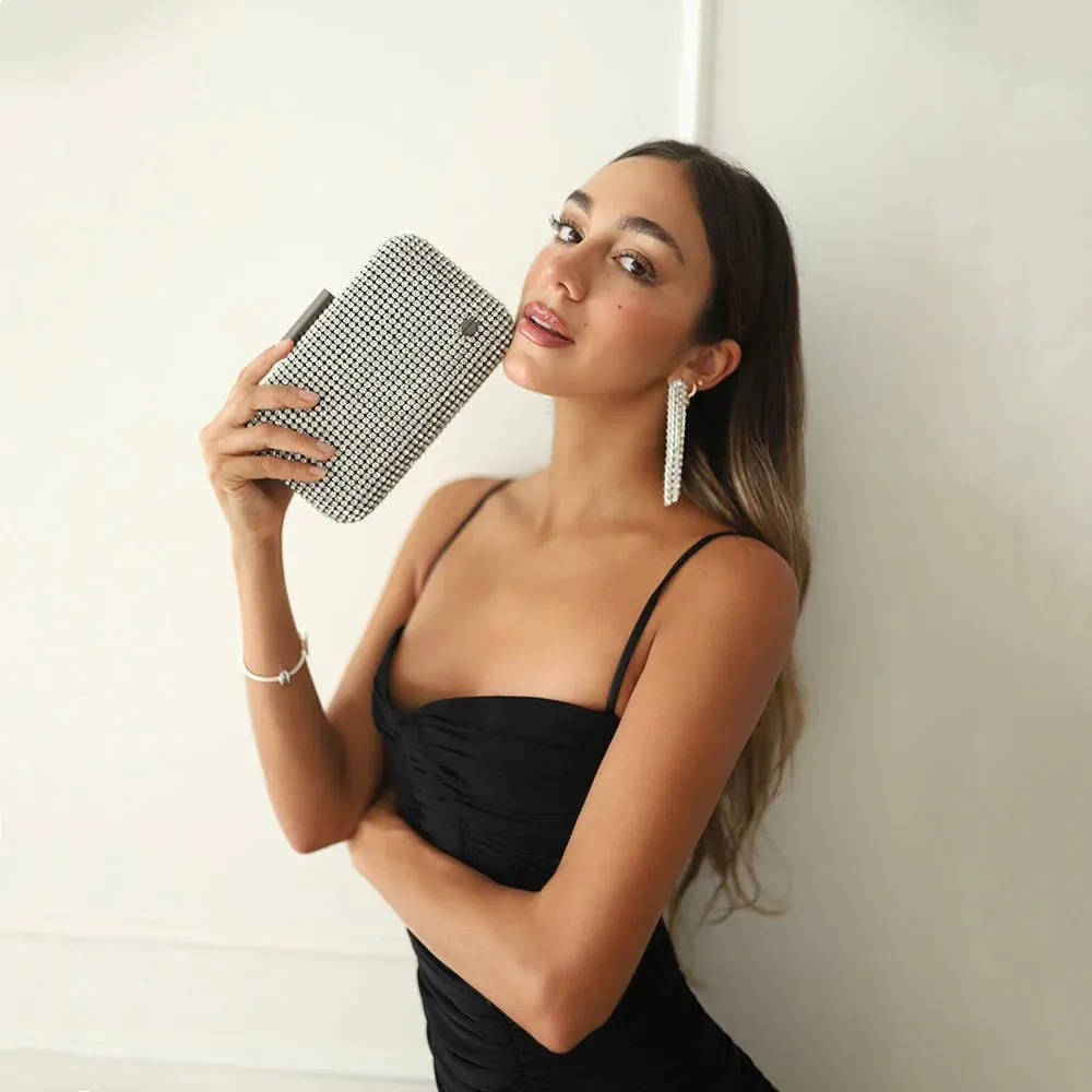 OB2095 MIAMI CRYSTAL CLUTCH