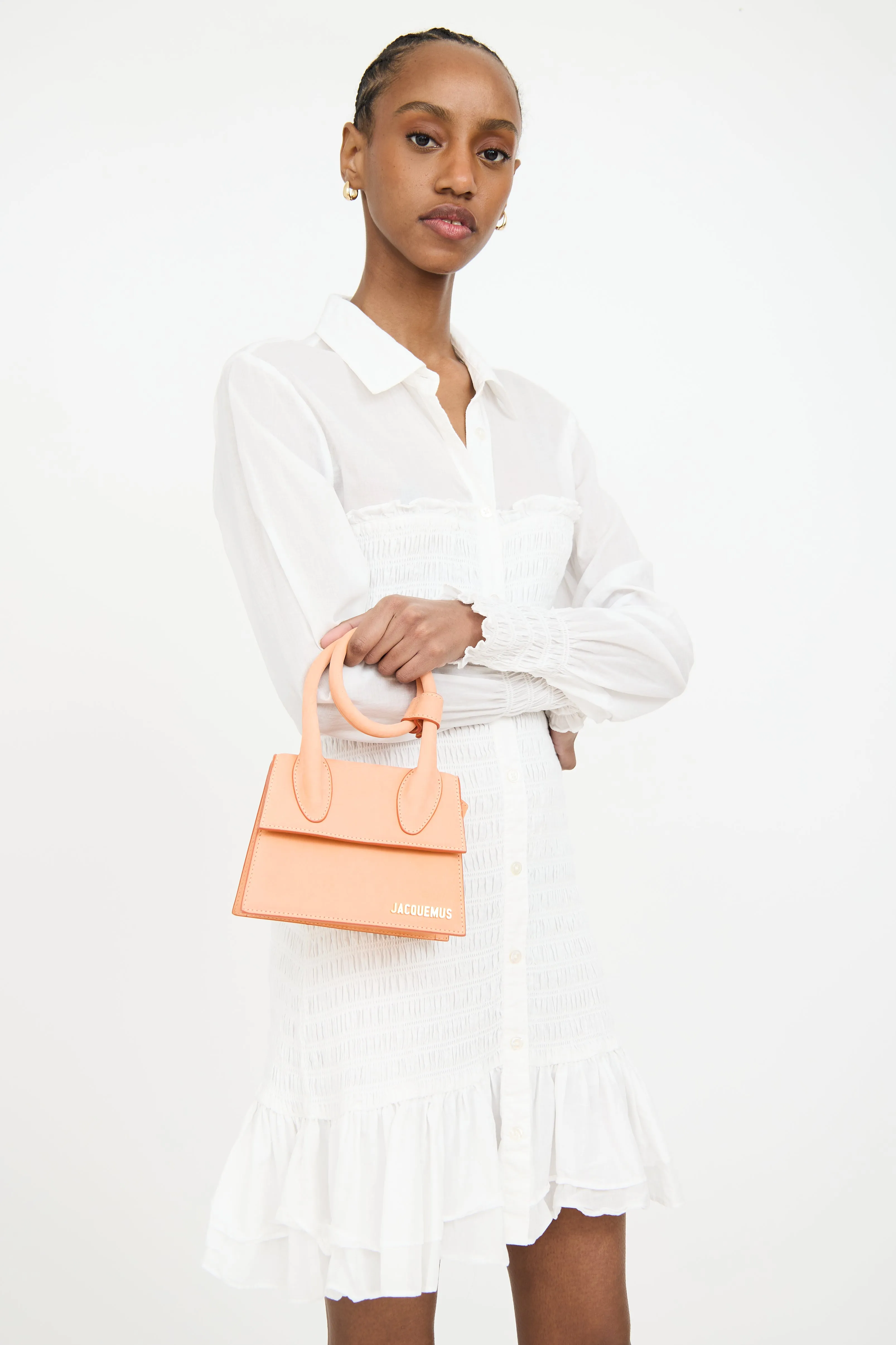 Orange Chiquito Noeud Bag