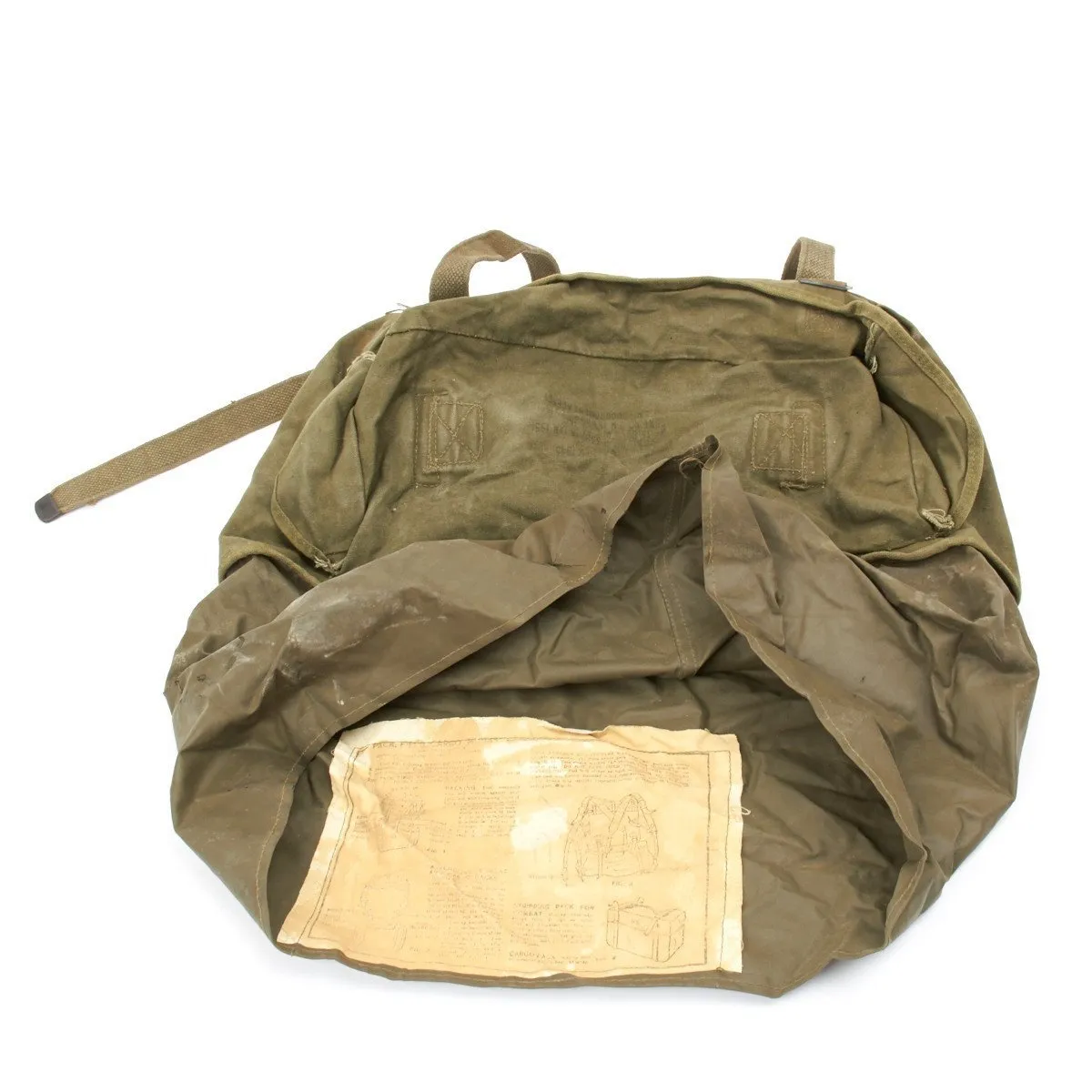 Original U.S. WWII M-1945 Cargo Field Pack - Lower Bag