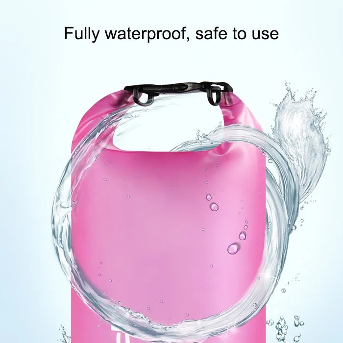 Outdoor Waterproof Single Shoulder Dry Bag Dry Sack PVC Barrel Bag, Capacity: 5L (Orange)